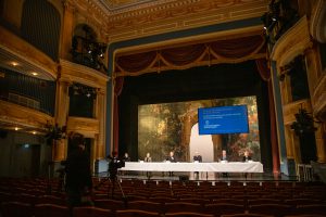 theater, buehne, leinwand, personen, kamera, theatersaal